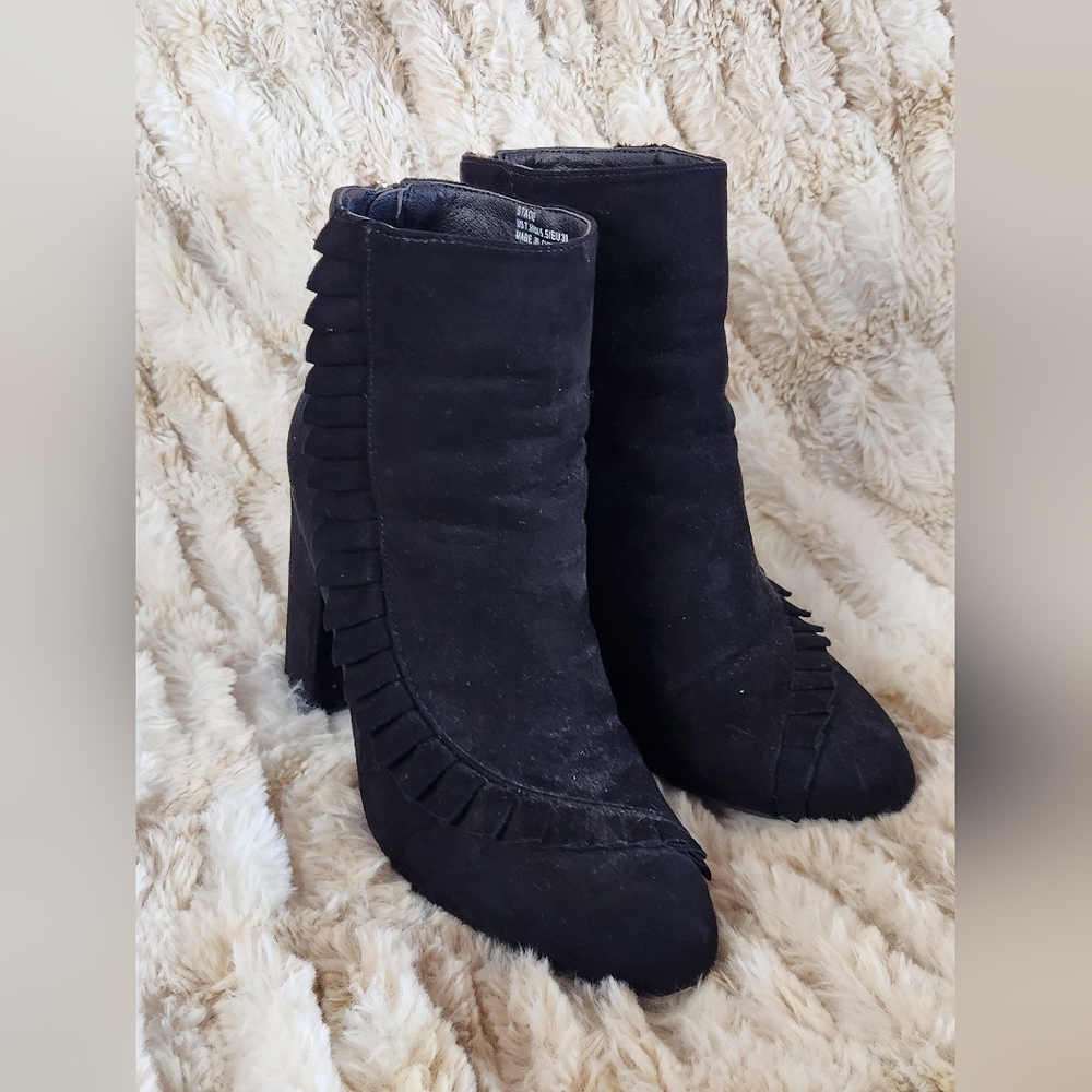 Justfab Black Booties